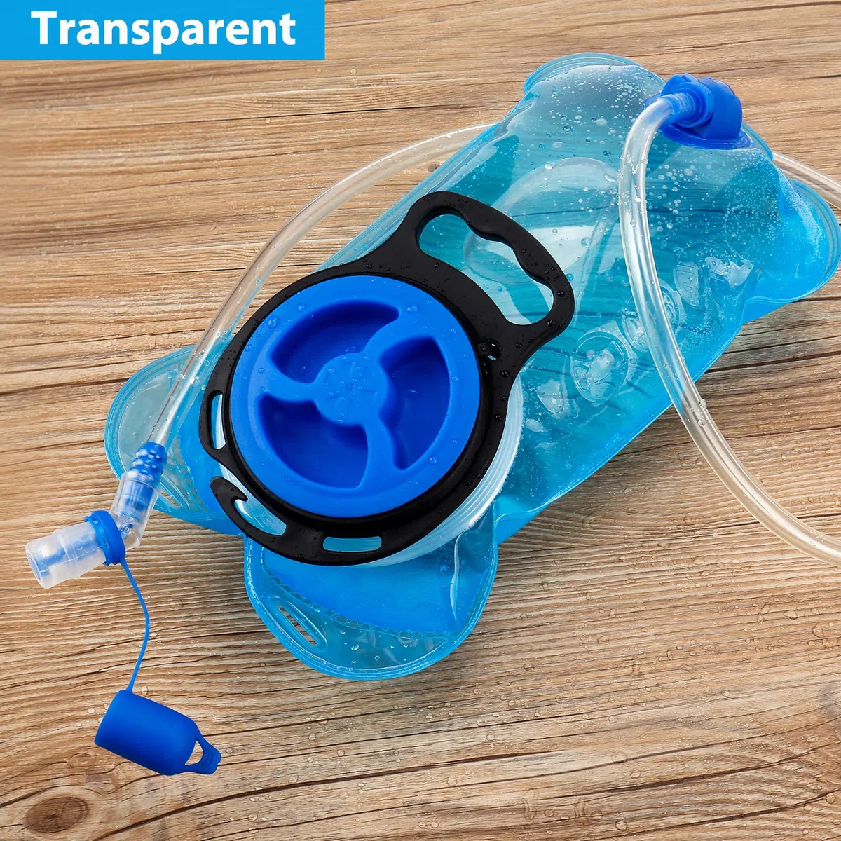 Bolsa De Agua Uktunu Mochila Hidratación 2 Depósito De Dgua Portátil TPU Libre de BPA Tubo Desmontable Apertura Grande Bolsa Hidratación para Ciclismo Senderismo Excursionismo Camping