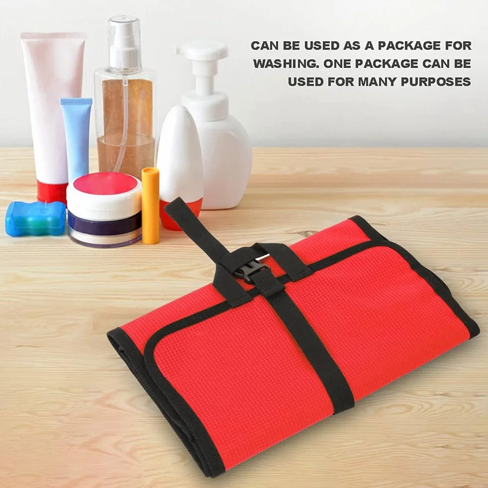 Organizador de Equipo de Escalada, Ganchos Plegables para Colgar, Anillo en D, Bolsa de Cuerda, Equipo de Herramientas para Colgar, mosquetón, Bolsa de Almacenamiento para Equipo (Rouge)