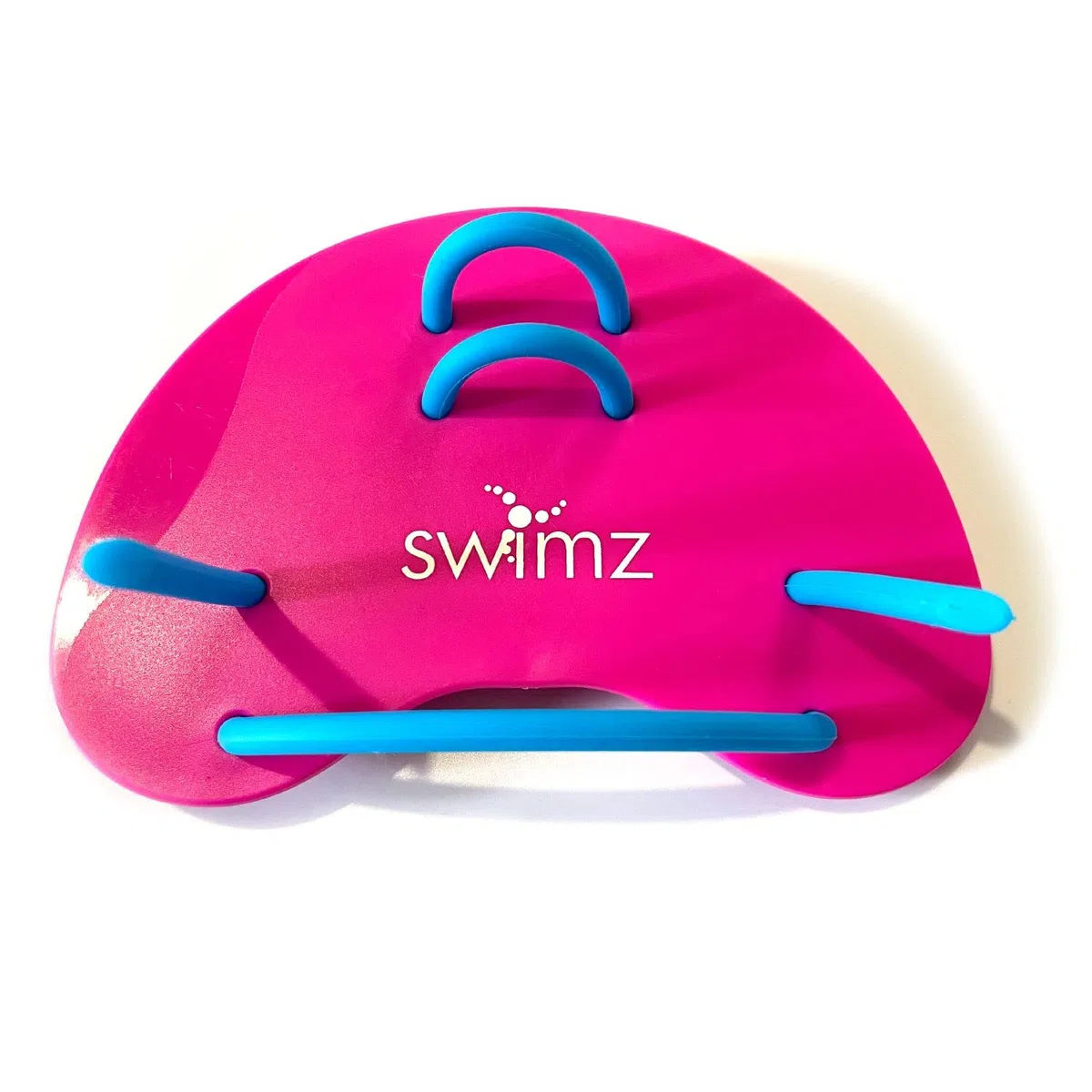 Swimz Paletas de dedo para natación, color rosa, azul y blanco, talla única