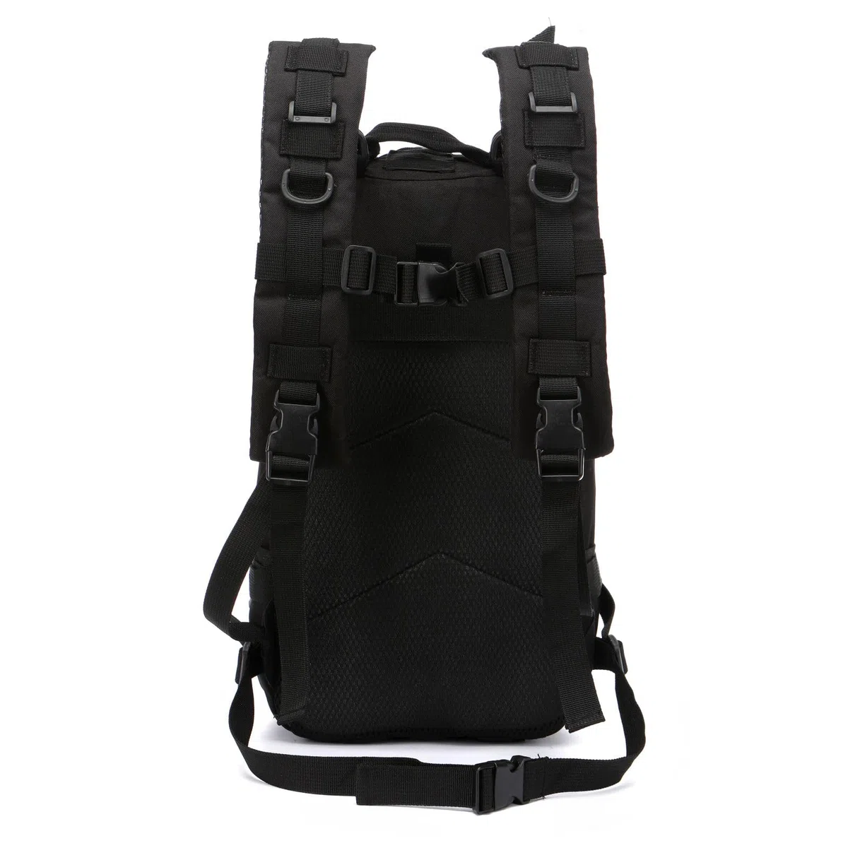 Mochila De Pesca De 20 Litros Impermeable De Nailon Duradera,Mochila Deportiva Táctica Militar Al Aire Libre Mochilas De Senderismo Casual (Negro)