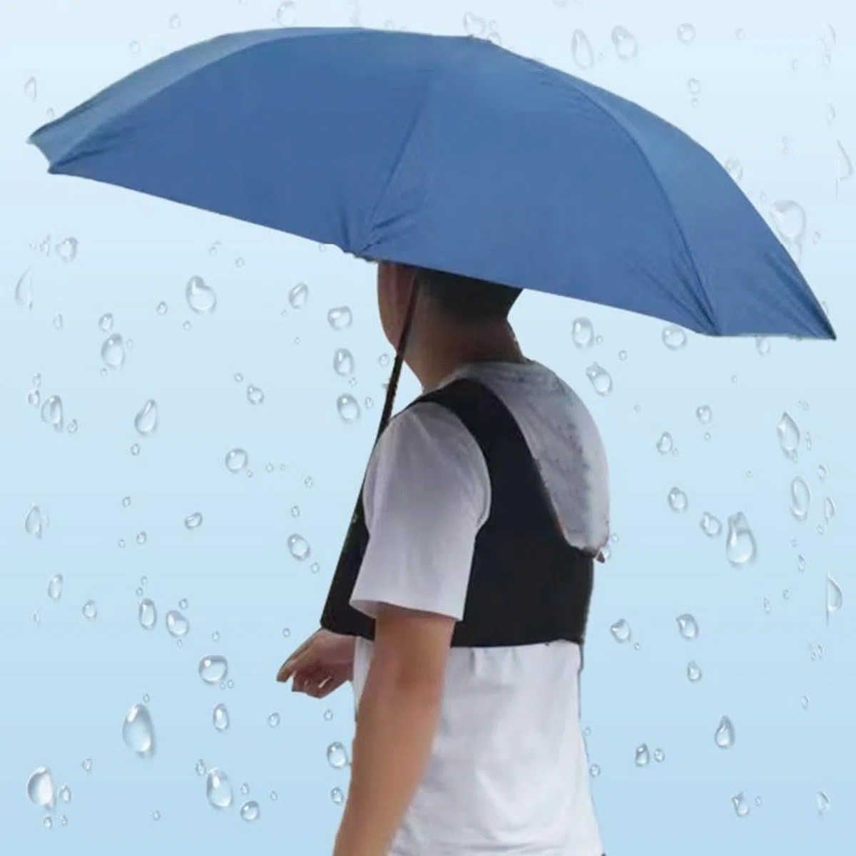 Soporte Para Paraguas Manos Libres |Correa Portátil Para Sujetar Paraguas Manos Libres, Ajuste Ajustable|Diseño Cómodo Y Duradero, Soporte Para Protegerse De La Lluvia O El Sol, Para Uso Al Aire Libre