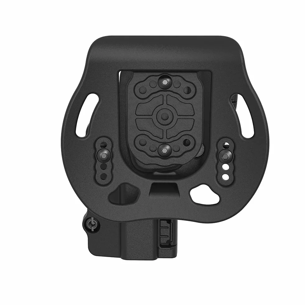 Beretta 92 - Funda táctica OWB para pistola Beretta 92, beretta 92fs, retención de polímero nivel 2, mano derecha, color negro