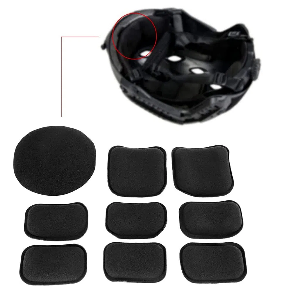 19pcs / Set Almohadilla para Casco, Almohadillas de Espuma Casco, Almohadillas de Casco para Exteriores, Reduce el Movimiento del Casco y Proporciona una Protección Indolora