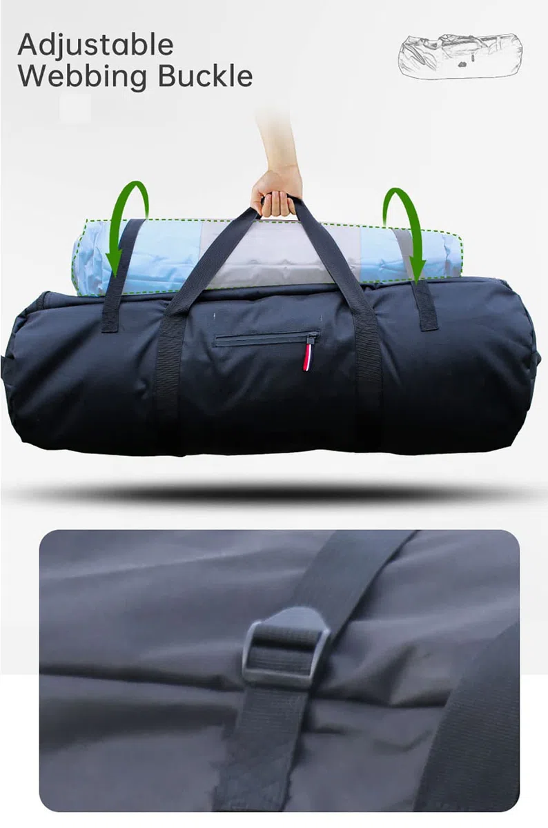 Bolsa de almacenamiento para tienda y campaña, impermeable Oxford Bag universal con varillas de camping, gran capacidad