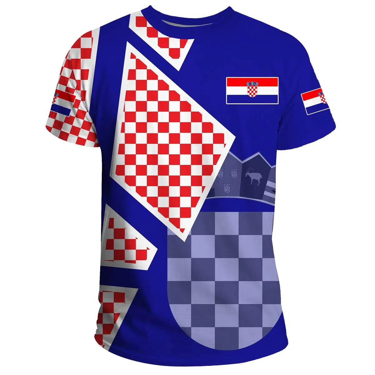 2022 Qatar Copa Mundial de Fútbol Camiseta Fans 3D Impresión de Banderas Nacionales Manga Corta Cuello Redondo Remeras Transpirable World Cup T Shirt para Adultos y Niños