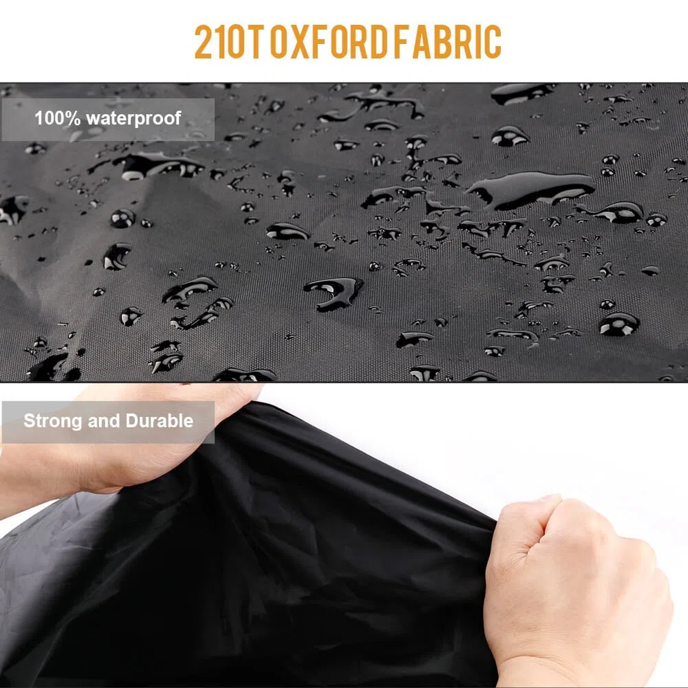 Toptrek Funda impermeable para bicicleta, tejido Oxford, lona impermeable de alta calidad, 200 x 110 x 70 cm, funda protectora para bicicleta con bolsa