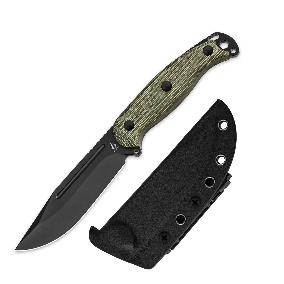 Kizer Osa Mayor Cuchillos de Hoja Fija, 1082M1