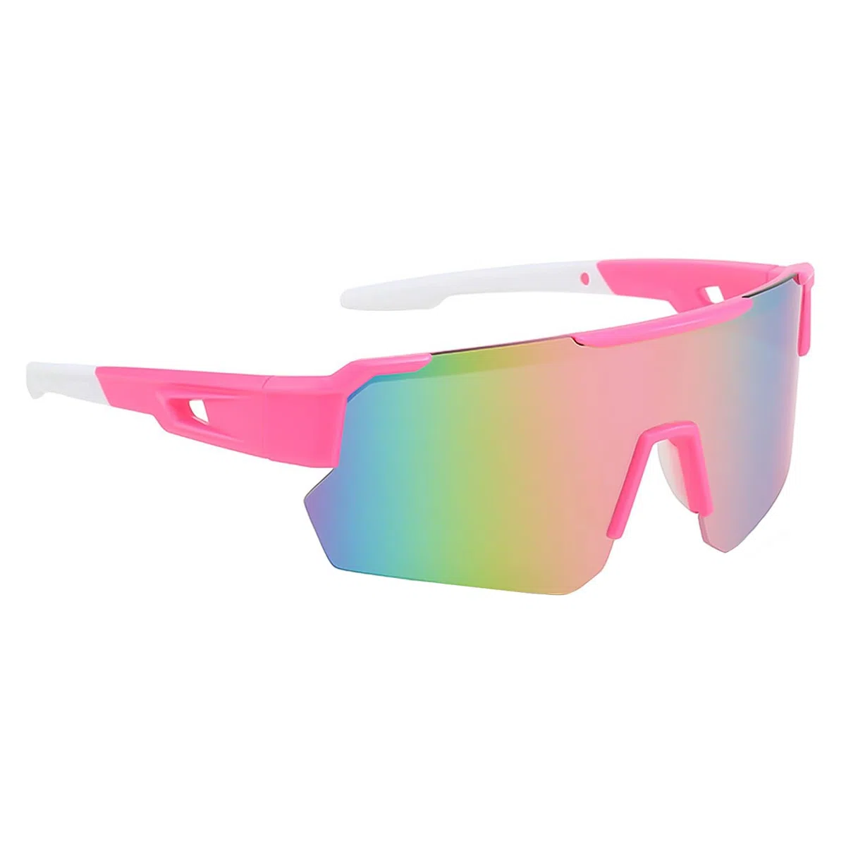 Gafas de 1 pieza, gafas de sol deportivas al aire libre, gafas para bicicletas sin deslumbramiento, gafas de seguridad a prueba de viento, universal tanto para hombres como para mujeres.