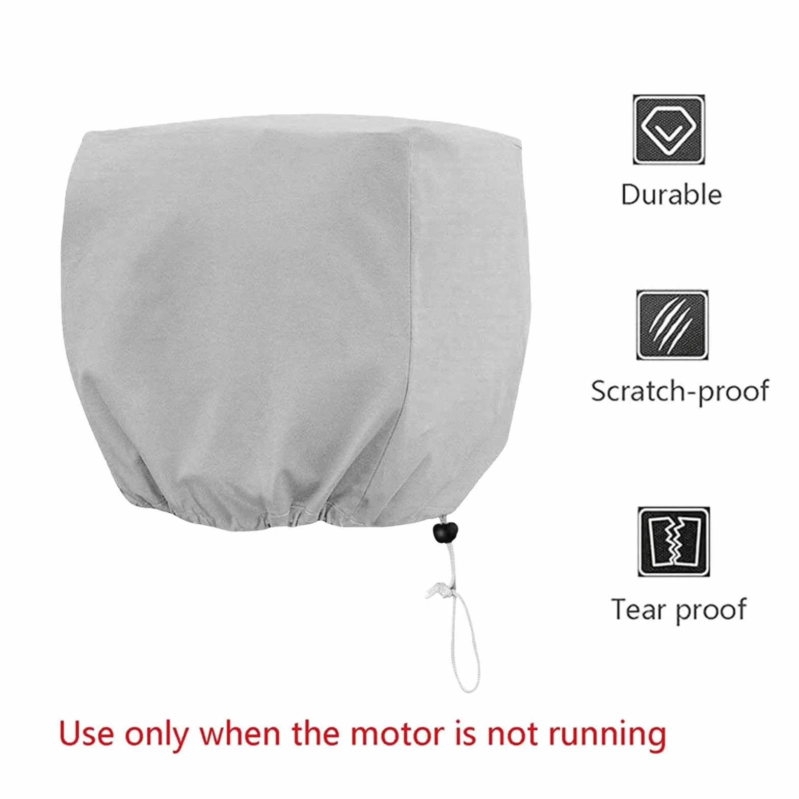 Amagogo Funda para Motor fueraborda, Resistente al Polvo, a y al, Resistente al Agua.