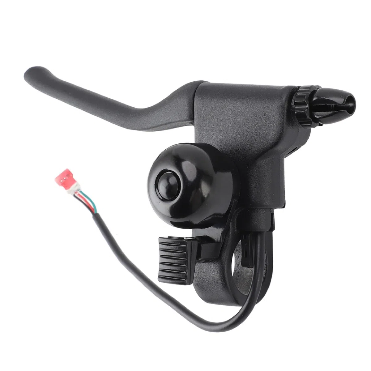 Focket Manija de Palanca de Freno con Campanas de Repuesto para Piezas de Scooter Eléctrico, Palanca de Freno Antideslizante con Campana para Pieza de Repuesto de Bricolaje para Scooter
