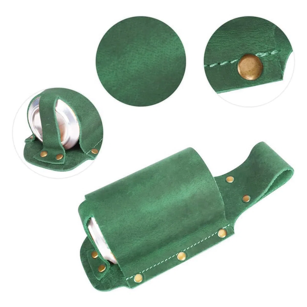 Biergürtel Bierhalter,Leder Flaschenhalter Gürtel Bierflaschenhalter Bierholster,Bier Geschenke für Männer Vatertag Weihnachten Biertrinker/Liebhaber Bierzubehör für die Reise.