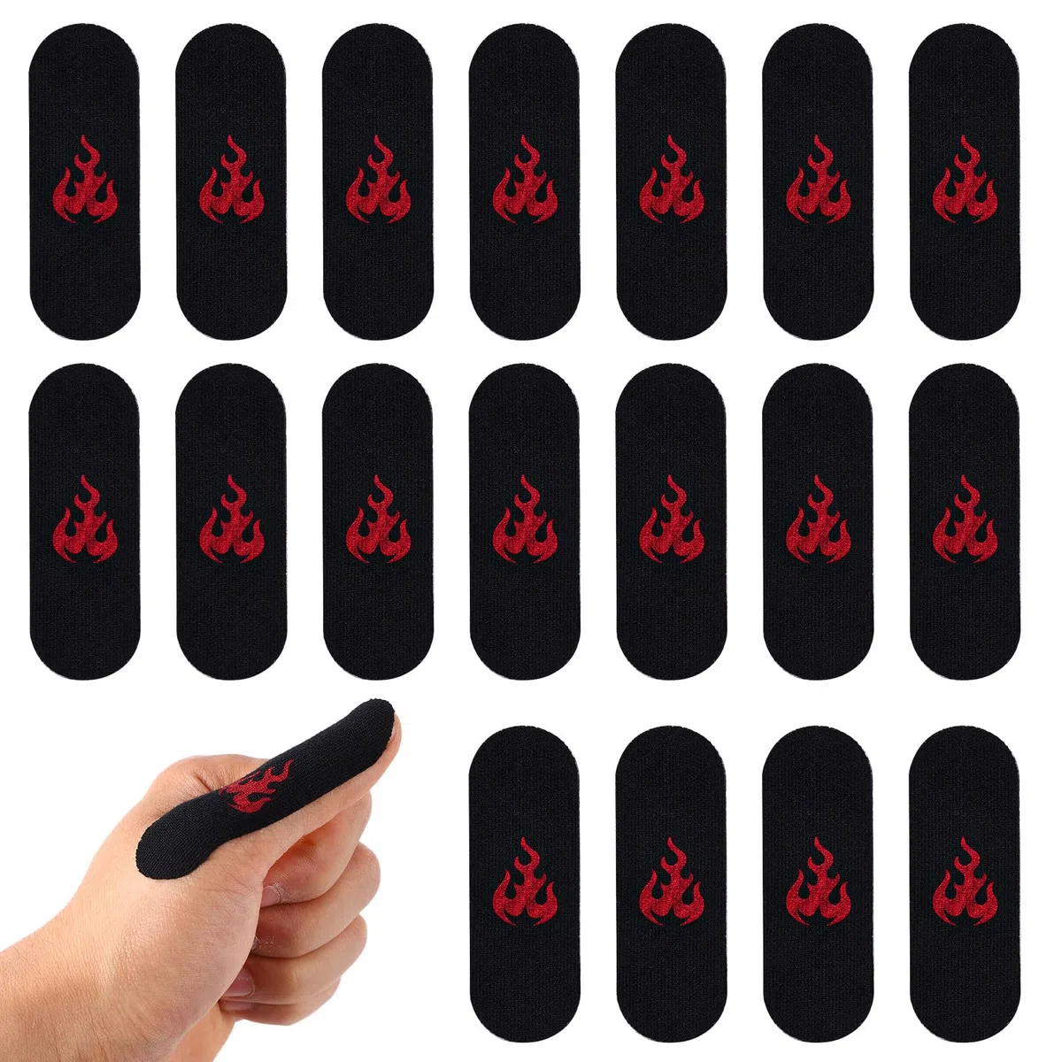 BOXOB 120uds Cinta Pulgar Bowling Llama, Antitranspirante Cinta Dedos para Jugadores de Bolos Precortada Protector Pulgar para Hombres Mujeres Accesorios de Bolos Mejor Agarre & Comodidad
