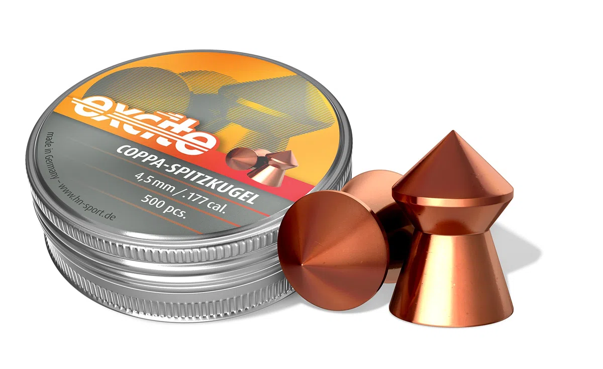 Excite Coppa Spitzkugel 4,50 mm Diabolo/Balines - Munición para Arma de aire comprimido de H&N Sport