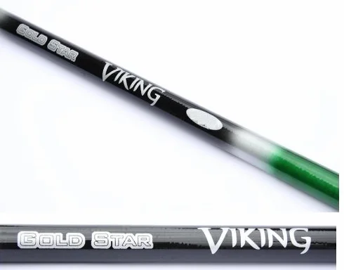 Pole Rod GS Viking - Caña de Pescar (6,00 m), Color Negro