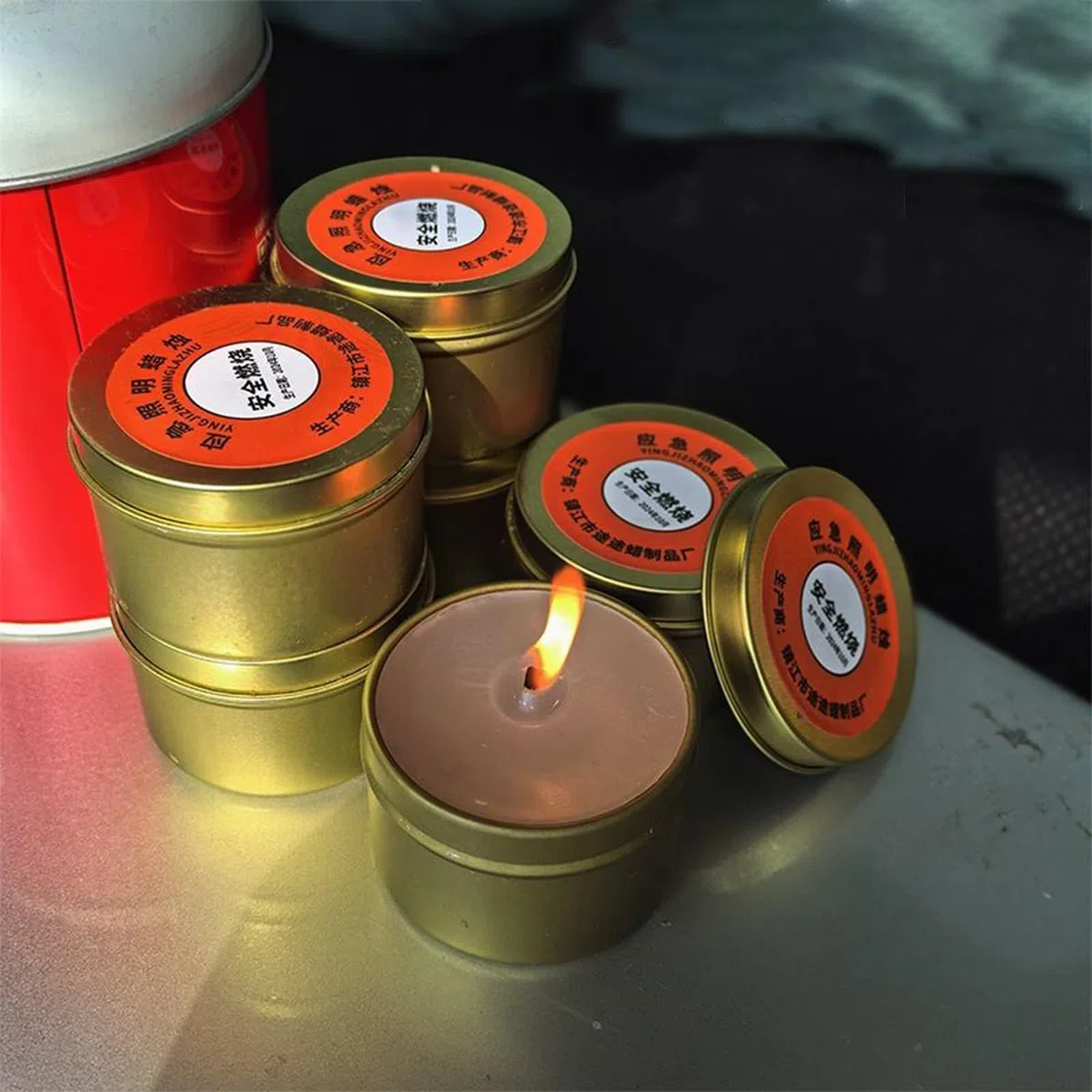 Velas De Supervivencia Con Duración Prolongada,Vela De Emergencia Para Cortes De Luz - Juego De 10 Dispositivos De Iluminación Sin Olor Para Acampada, Picnic Y Equipo De Supervivencia En La