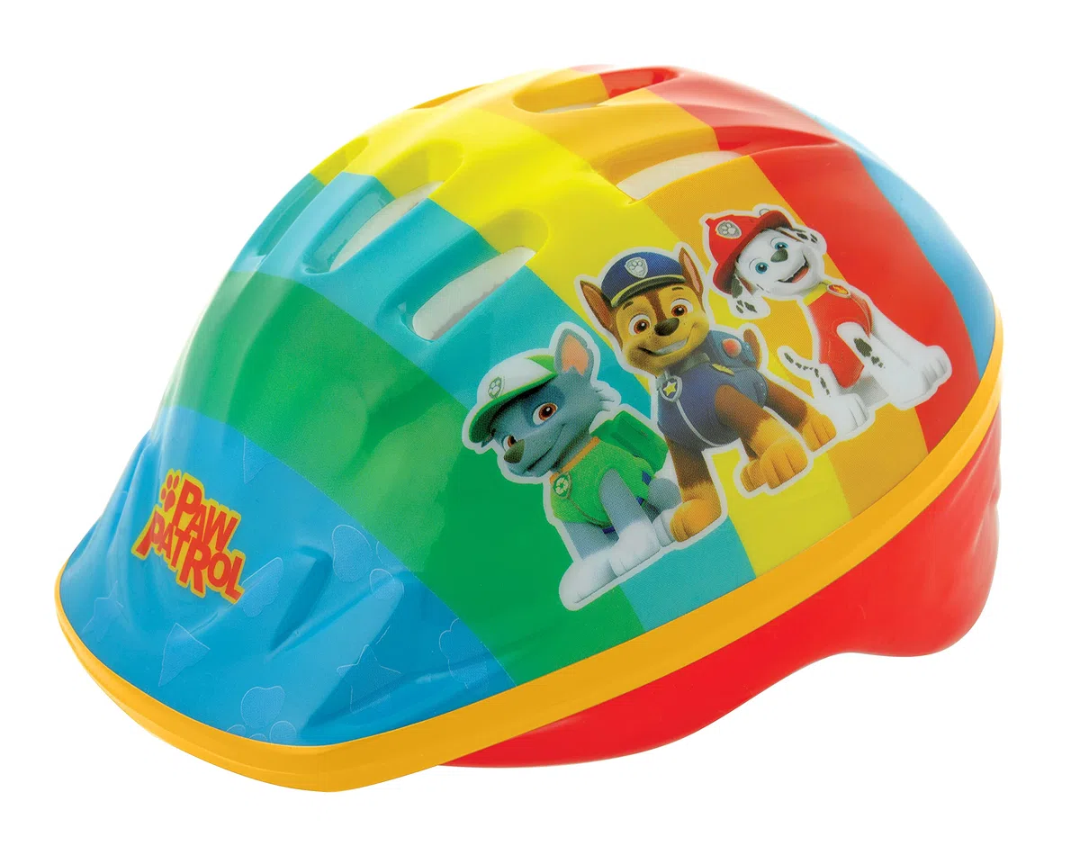 Paw Patrol La Patrulla Canina Casco Infantil 48-52 cm, Corcho y plástico Resistente, Cierre Seguro, Rueda Trasera, Seguridad para niños, Licencia Oficial Patrulla Canina, Ideal para +3 años (77747)
