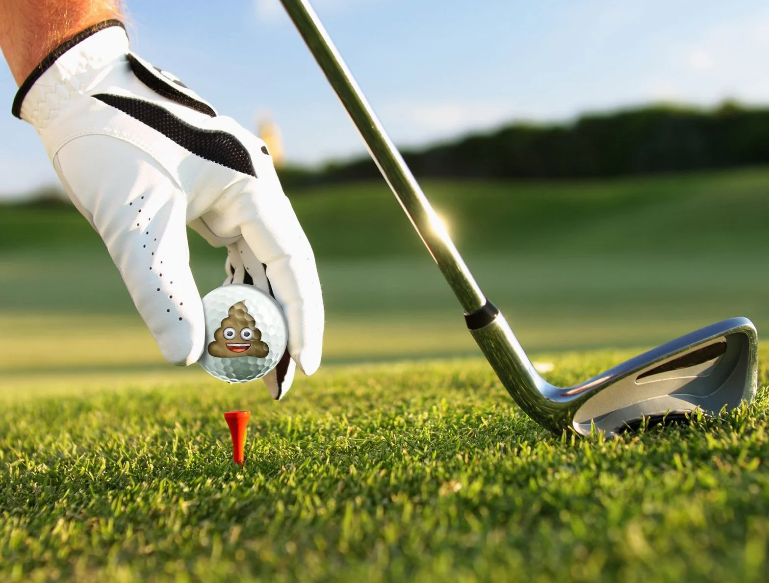 Emoji Pelotas de Golf Divertidas, Paquete de 6, Multicolor