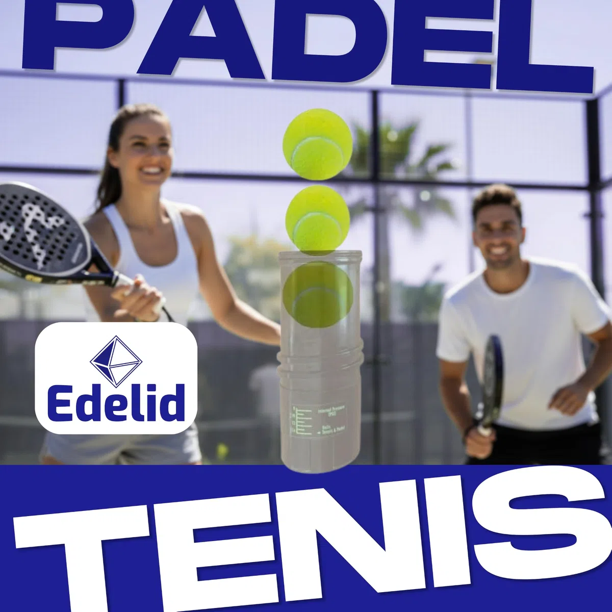 Presurizador Pelotas Padel y Tenis Ultra-Resistente