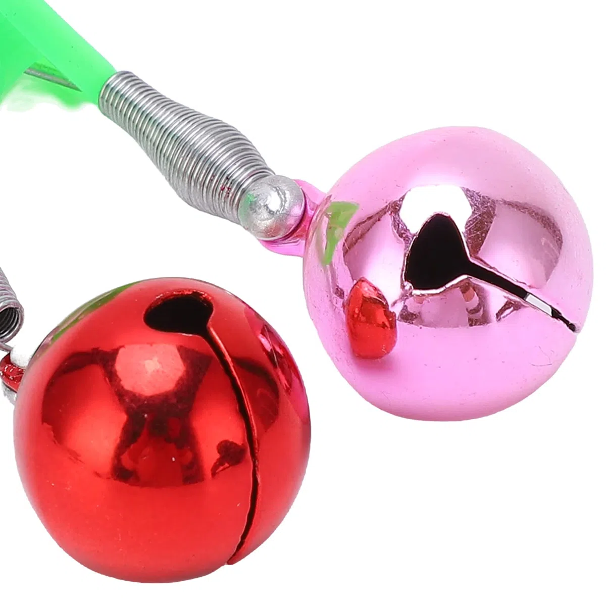 Campanas de Alarma de Pesca, 10 Piezas de Alarma de Ca?a de Pescar Campanas de Alerta Doble Clips de Pesca con 2 Agujeros de Diferentes Tama?os para Nocturna