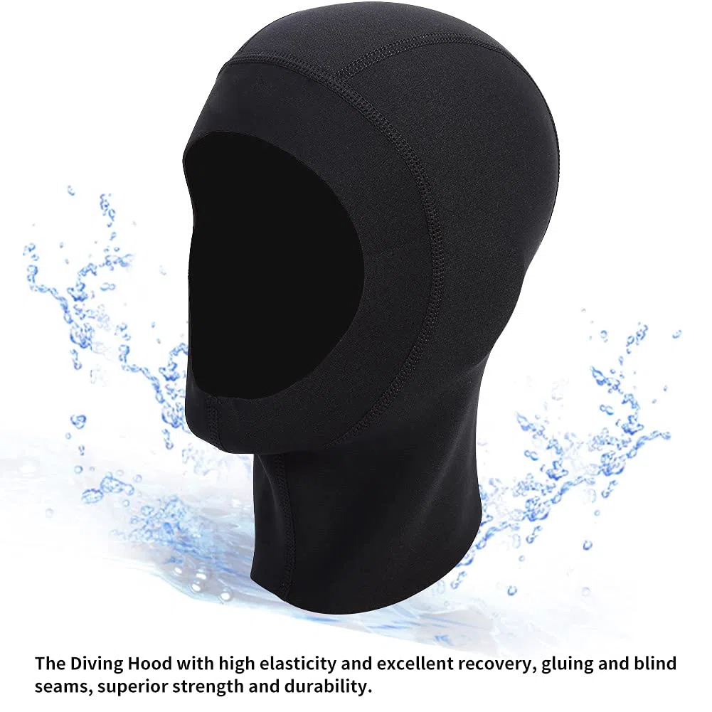Capucha Buceo Mujer,Wytino Gorra, neopreno, 1 mm/3 mm, para bucear