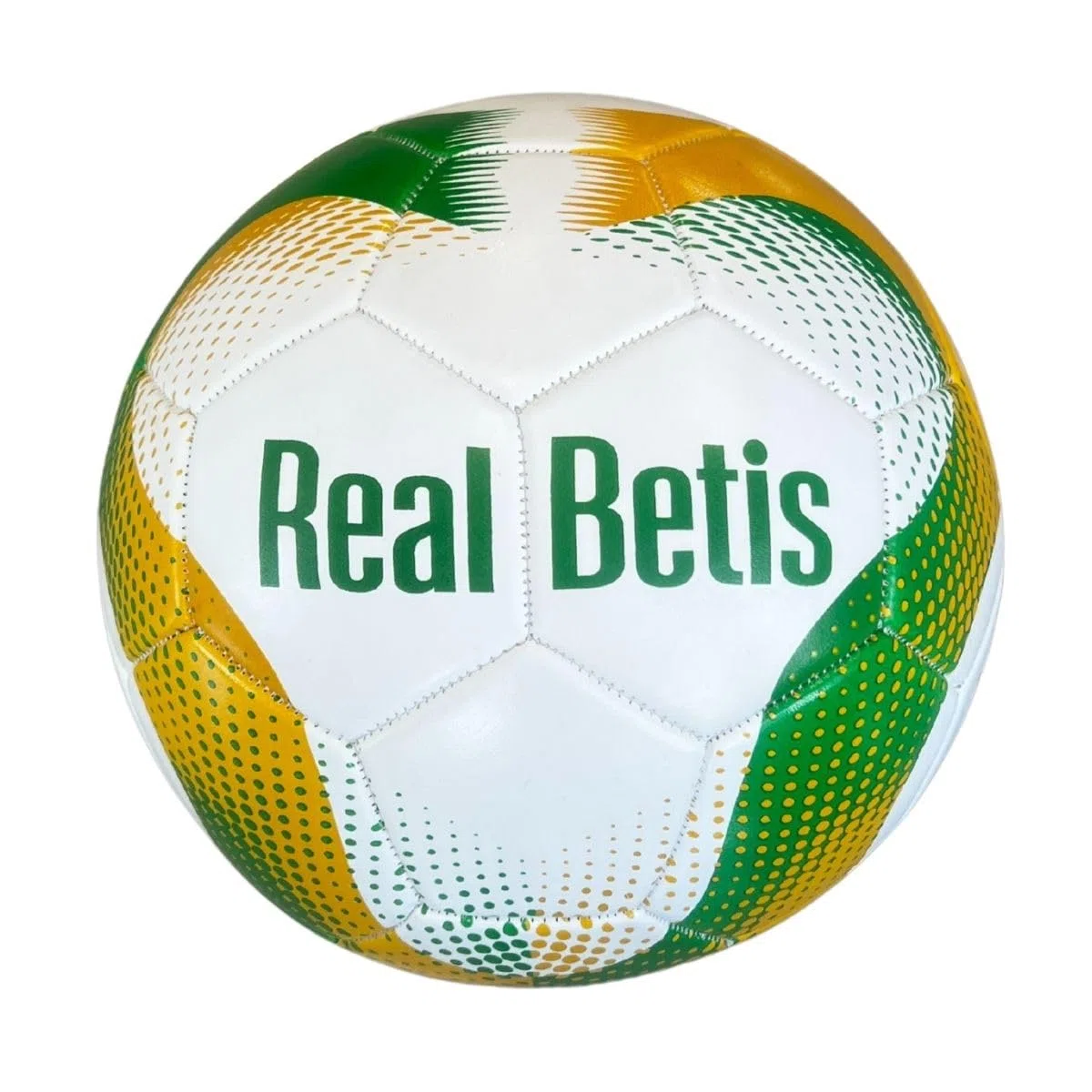 Real Betis | Balón Blanco, Verde Y Dorado