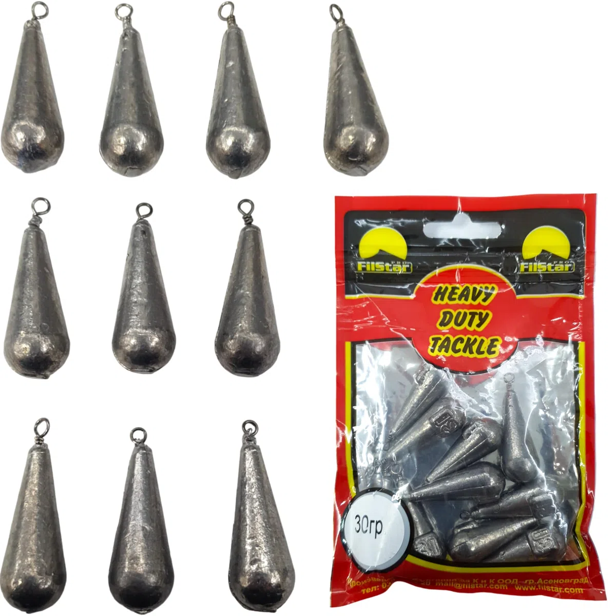 Plomos Pesca 10 x 30g - Plomos de Pesca con Pesca Giratorio - Plomo Pesca Carpa - Carpfishing Pesca Accesorios - Fishing Kit de Pesca Completo Mar - Aparejos de Pesca Fondo – Pescar