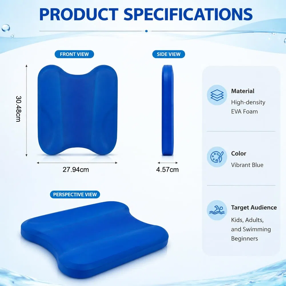 Pull Kick - Tabla de natación 2 en 1 Pullbuoy para entrenamiento de natación para niños y adultos, ayuda flotante para principiantes y nadadores competitivos, optimización de la posición del agua