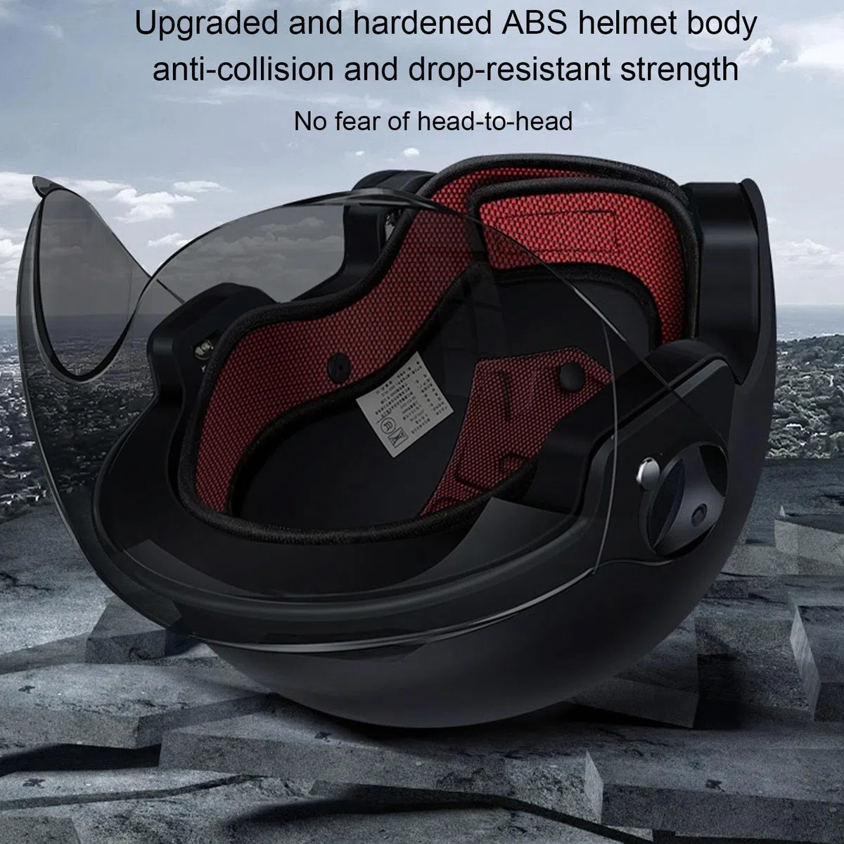 Cascos De Scooter, Casco de Moto para Hombres y Mujeres, Casco De Bicicleta De Montaña, Casco de Patinete eléctrico, Cascos para Adultos, Equipo protección para Escalada y Patinaje