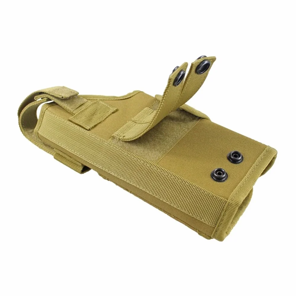 Funda de Pistola para diestros, 1 Pieza, Ajustable, 20 x 9 cm, Funda de cinturón Oculta para Airsoft, Paintball y Entrenamiento táctico.