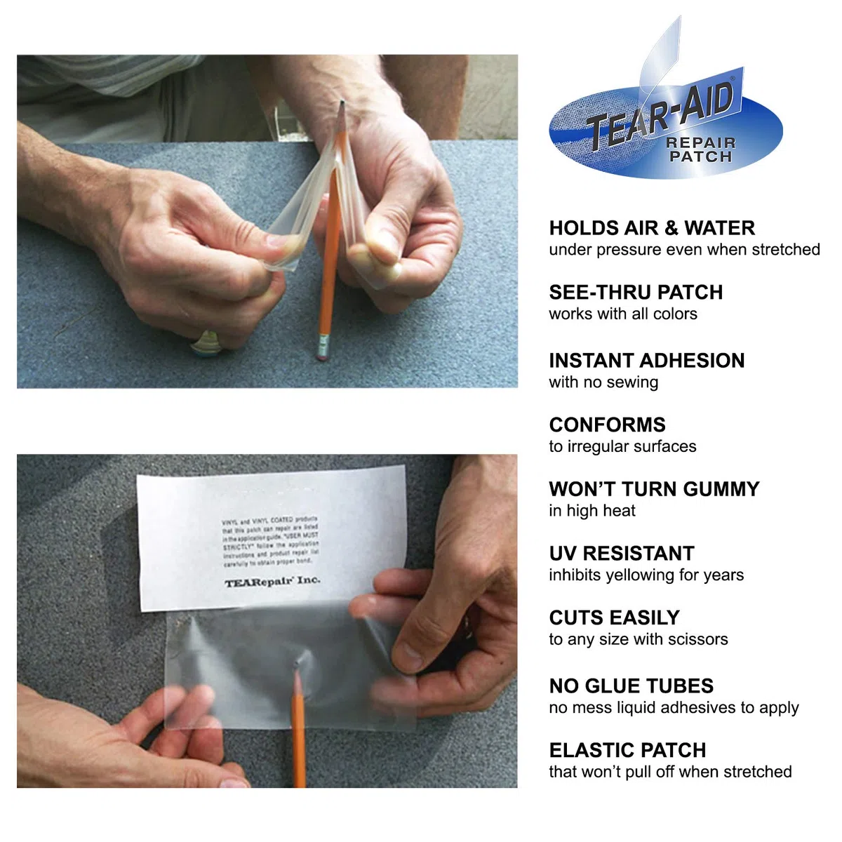 Tear-Aid Vinyl Repair Patch Kit, Type B