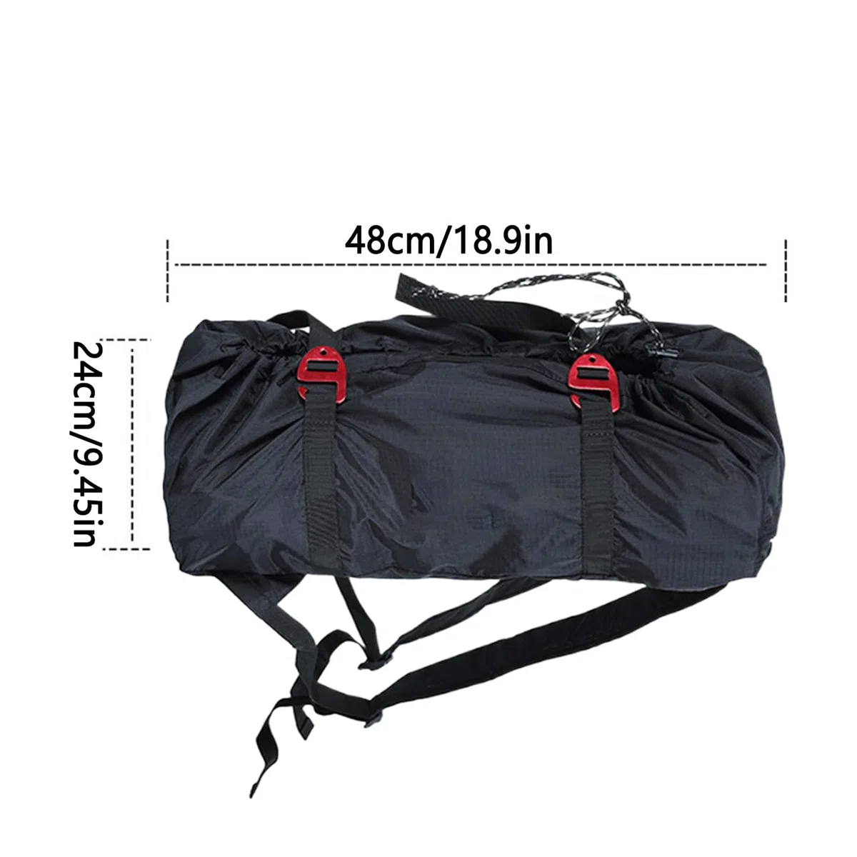 Genérico Bolsa de Escalada | Mochila Organizadora para Cuerdas,Equipo De Montañismo Y Senderismo con Gran Capacidad para Deportes Acuáticos Gimnasio Espeleología Camping Viajes