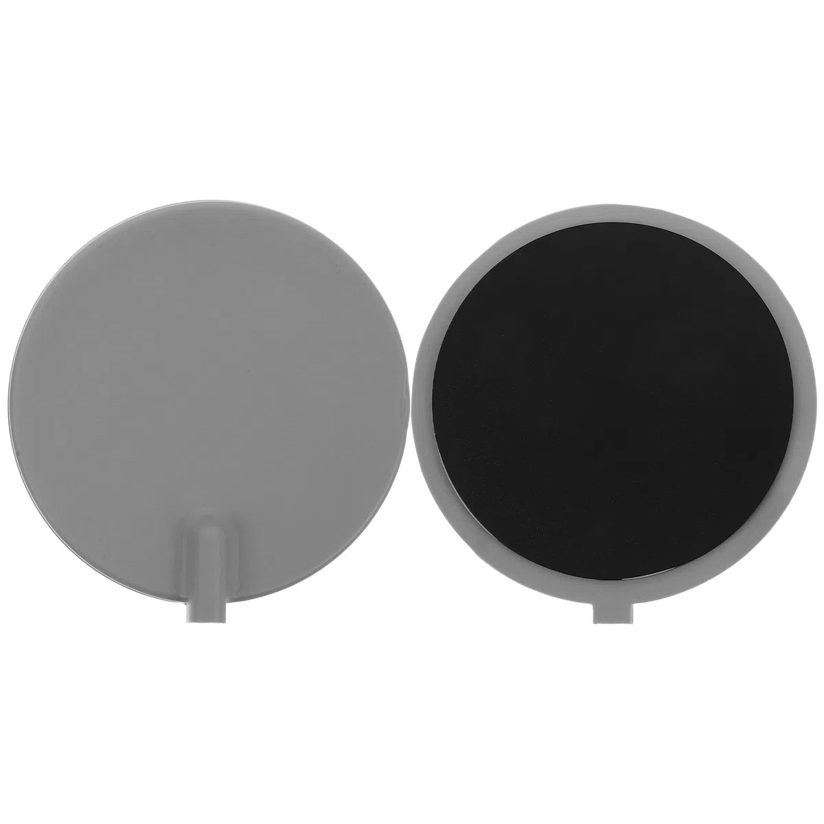 1 par de almohadillas conductoras de silicona: lámina de electrodo redonda no adhesiva de 11,3 cm (4,45 pulgadas) para fisioterapia - almohadilla de masaje para equipos de salón de belleza