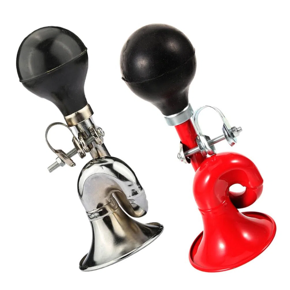 Sosoport 2piezas Bocina De Bicicleta Retro De Aire Sonido Potente para Bicicletas De Montaña y Carretera Diseño Clásico y Accesorio Duradero y Resistente Al Envejecimiento