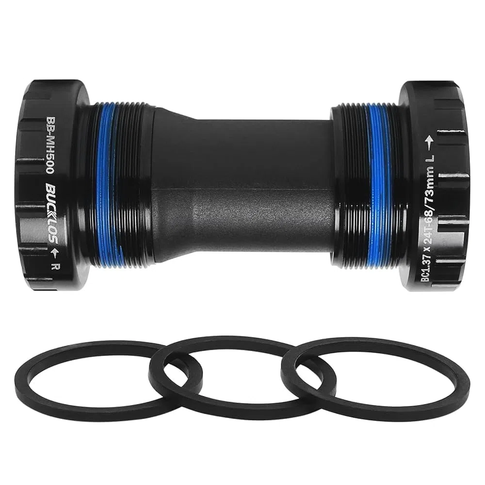 Rodamientos roscados/PressFit BSA 68-73 mm/86-92 mm - Rodamientos de bolas de cerámica/acero (negro/rojo)