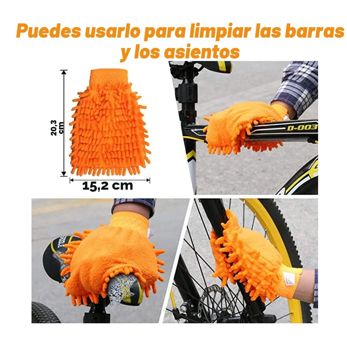 Kit de herramientas de limpieza, incluye depurador de cadena de bicicleta, 10 piezas