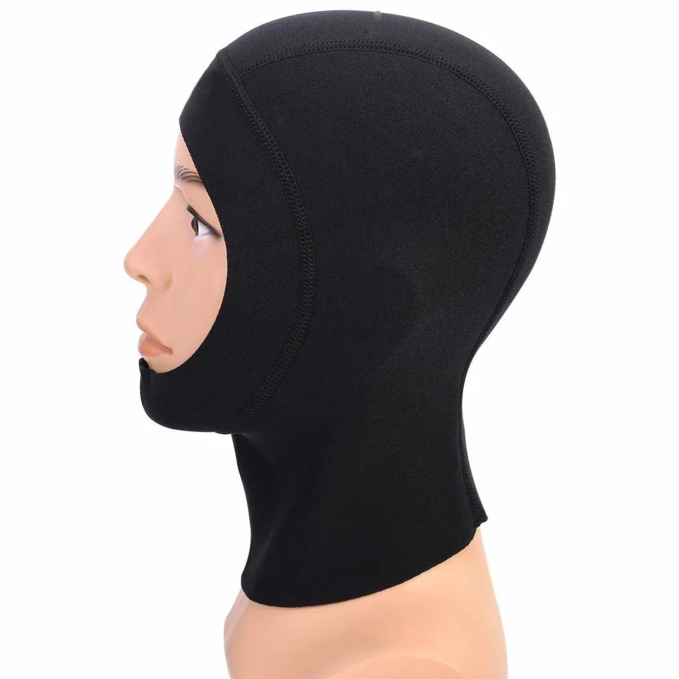 VIFER Gorro de Buceo 1 mm/3 mm Neopreno Scuba Snorkeling Traje de Neopreno Capucha Surf Divers Sombrero Gorro de Buceo(L-1 mm)