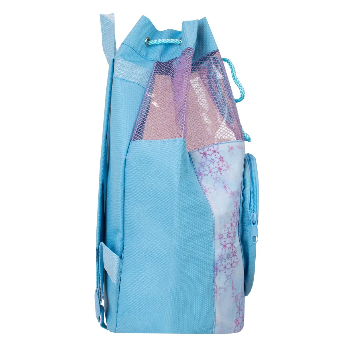 Disney Frozen Bolsa de natación Niñas Anna y Elsa Piscina de Playa Mochila con cordón de natación Azul