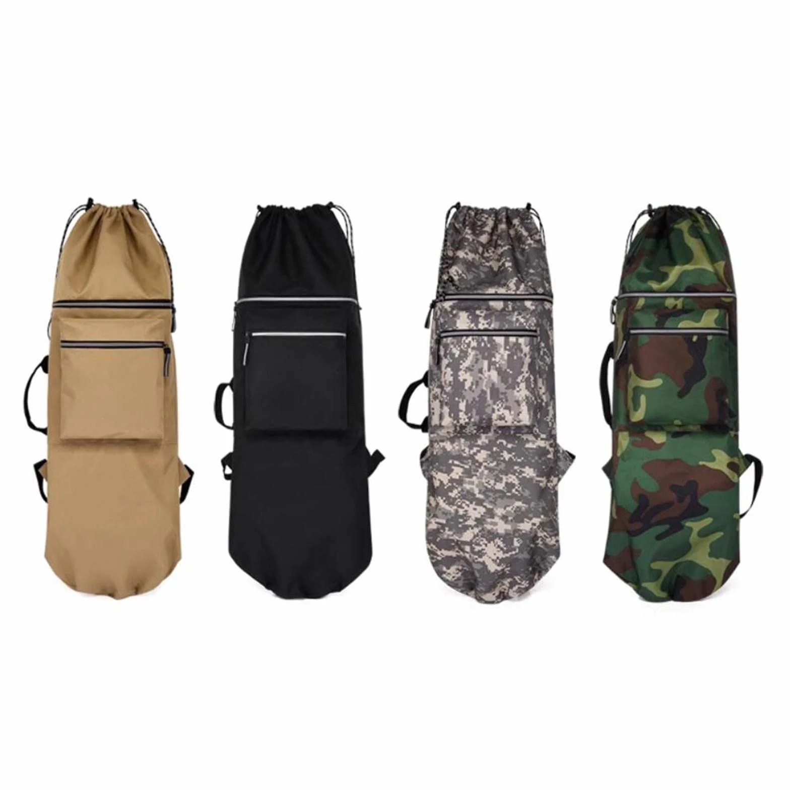 Gralara Mochila para monopatín, Funda de Transporte para Longboard, Funda Protectora, Bolsa para monopatín Plegable para monopatín eléctrico, Accesorios de, Negro 84cmx32cm