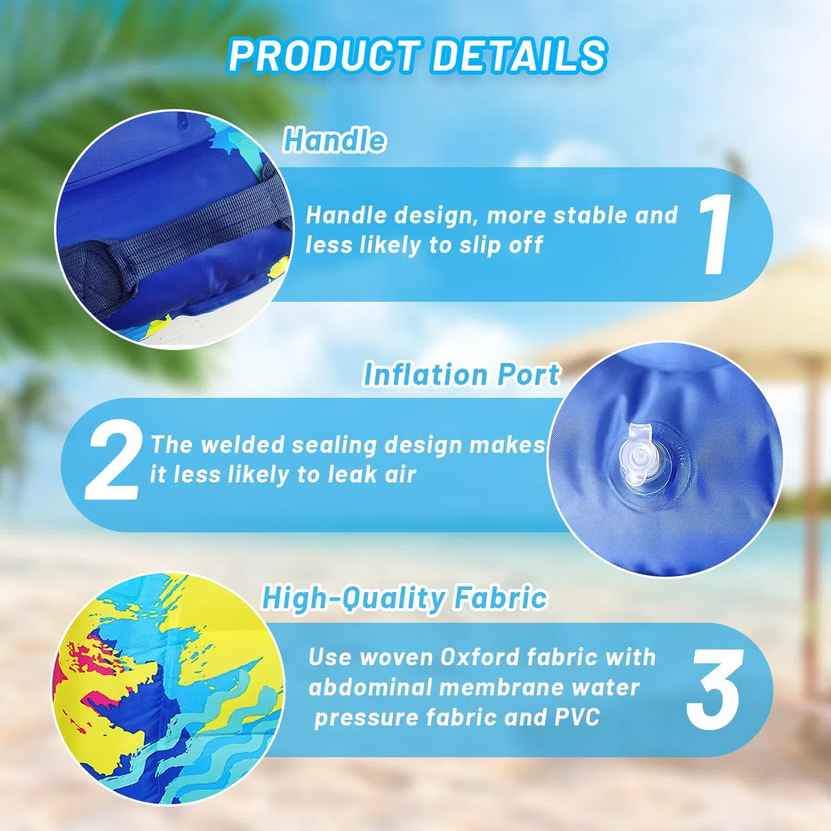 Tabla Surf Niño Hinchable, Hillylolly 75 * 54.5 CM Tabla de Bodyboard Niño, Piscina con Tobogán Hinchable Piscina, Colchoneta, Adecuado para Adultos y Niños de 6 Años