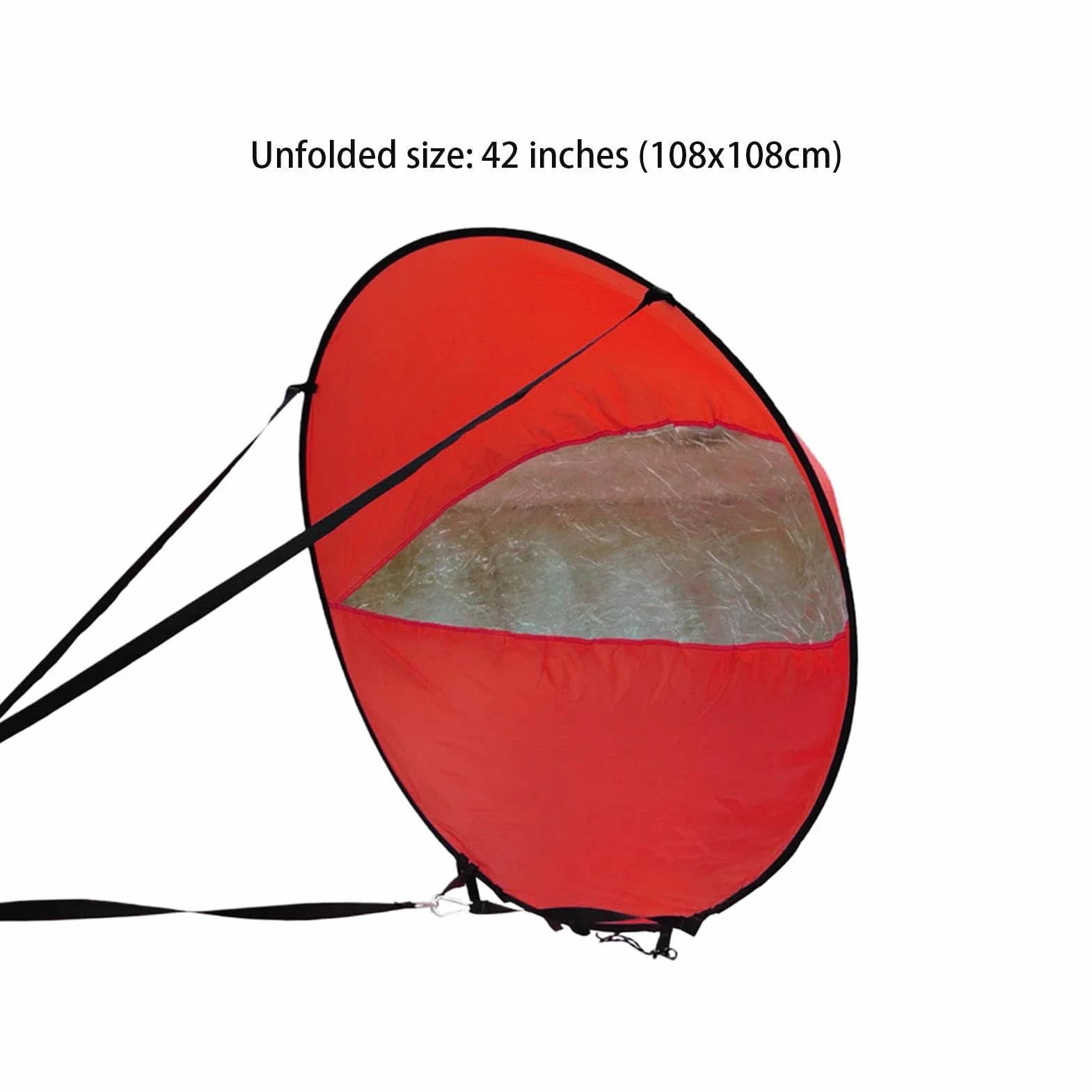 108cm Kayak Wind Sail, Vela De Viento para Barco Kayak, Velas De Kayak Plegables para Tabla De Paddle Velas De Windsurf, Portátil Downwind Wind Paddle para Kayak Canoas Botes Inflables