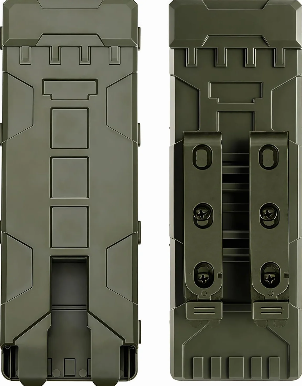 ACEXIER Portacargador táctico Molle para 10 Cartuchos de Calibre 12, Soporte para Recarga, Bolsa para munición, Airsoft y Paintball