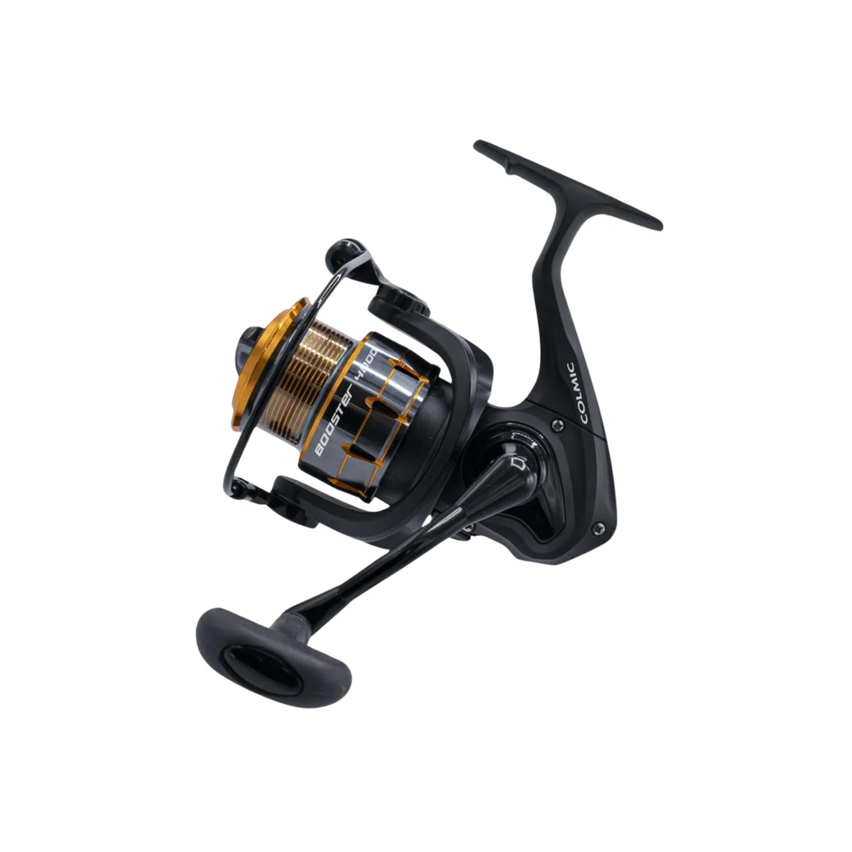 Colmic – Carrete de Pesca Booster – Ligero y Resistente en Grafito XTS-73 – 7+1 Rodamientos, Manivela CNC, Bobina de Aluminio Torneado – Tamaño 2000 – Producto Oficial Colmic