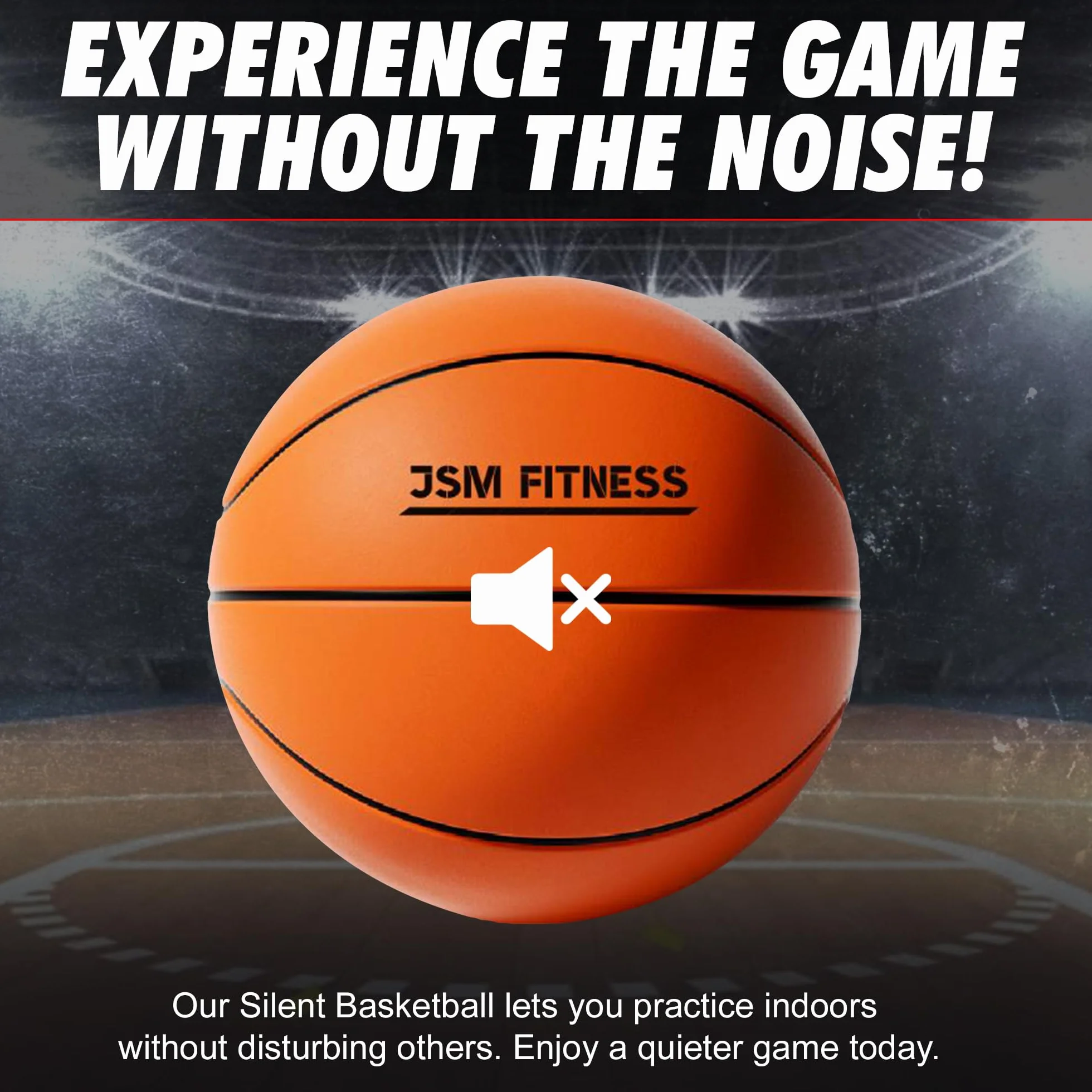 Pelota Baloncesto Silenciosa Tamaño 7 – 24cm Silent Basketball de Espuma de Alta Densidad – Balón Airless para Entrenamiento Interior – Pelota Baloncesto Muda para Niños y Adultos