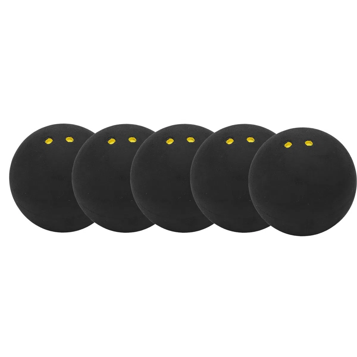Pelotas de Squash,Bolas De Squash Doble Punto Amarillo,Pro Squash Ball Double Yellow Dot,Pelotas de Squash Unsquashable | Pelota De Squash | Squash Balls | Pelota Deportiva de Goma de 38 mm