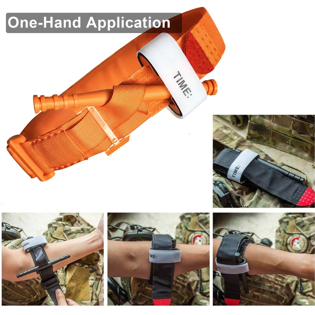 2 Piezas Torniquete Tactico Militar,Torniquetes Manejo con Una Sola Mano,Torniquete de Emergencia Botiquin Militar,Exteriores Emergencias Graves y el Control de la Pérdida de Sangre Senderismo