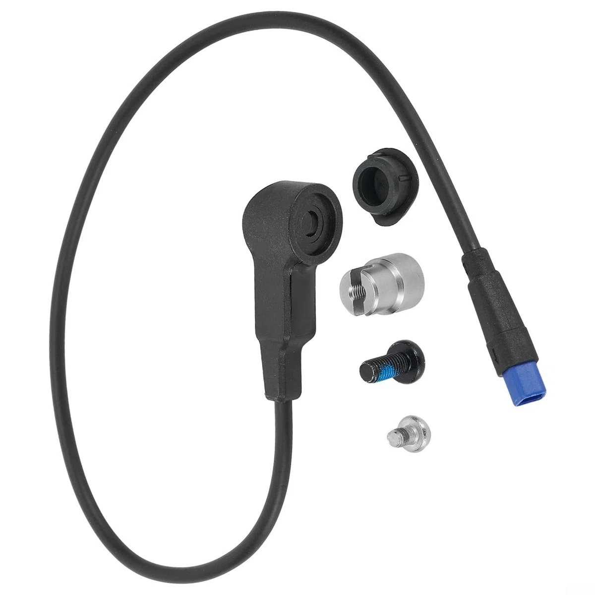 Sensor de velocidad del motor central de bicicleta eléctrica para BAFANG para M600, M500, G520, G521 piezas de bicicleta eléctrica, kit de imán de velocímetro de goma y metal con tornillos