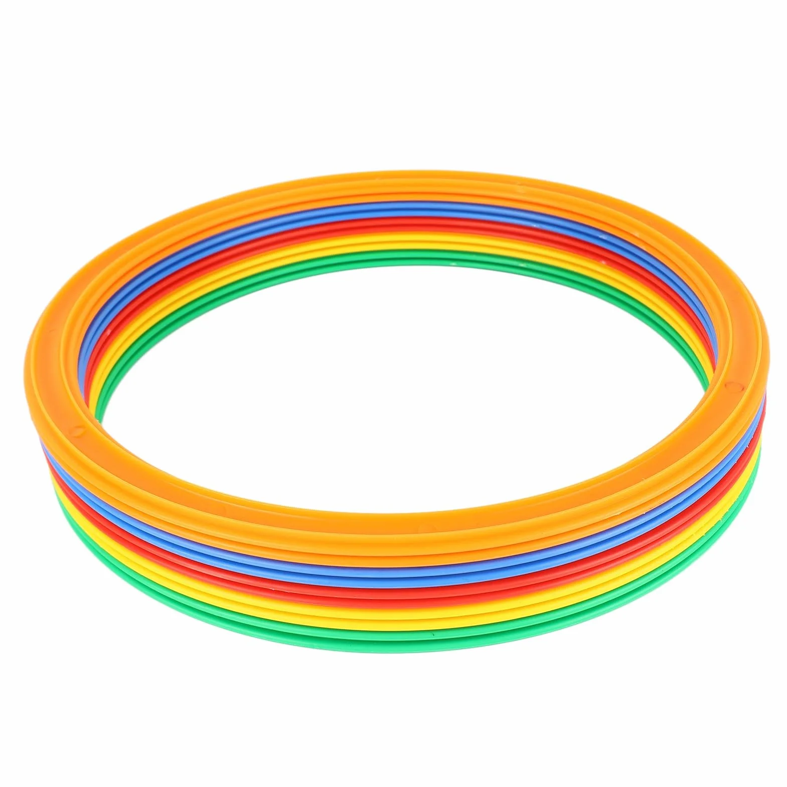 Juego de Anillos de Velocidad Deportivos para Niños, Juguete de Mayor Agilidad con 10 Anillos, 10 Hebillas, para Uso en Exteriores