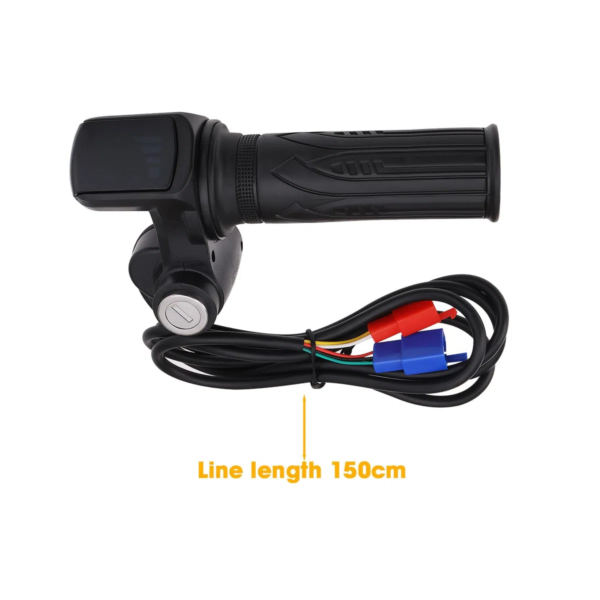 SG Store 1 Juego de Empuñaduras para Bicicleta Eléctrica con Pantalla LED A Prueba de Agua Y Llaves Adecuadas para Bicicletas Eléctricas Scooters Triciclos Y Otros Vehículos Eléctricos