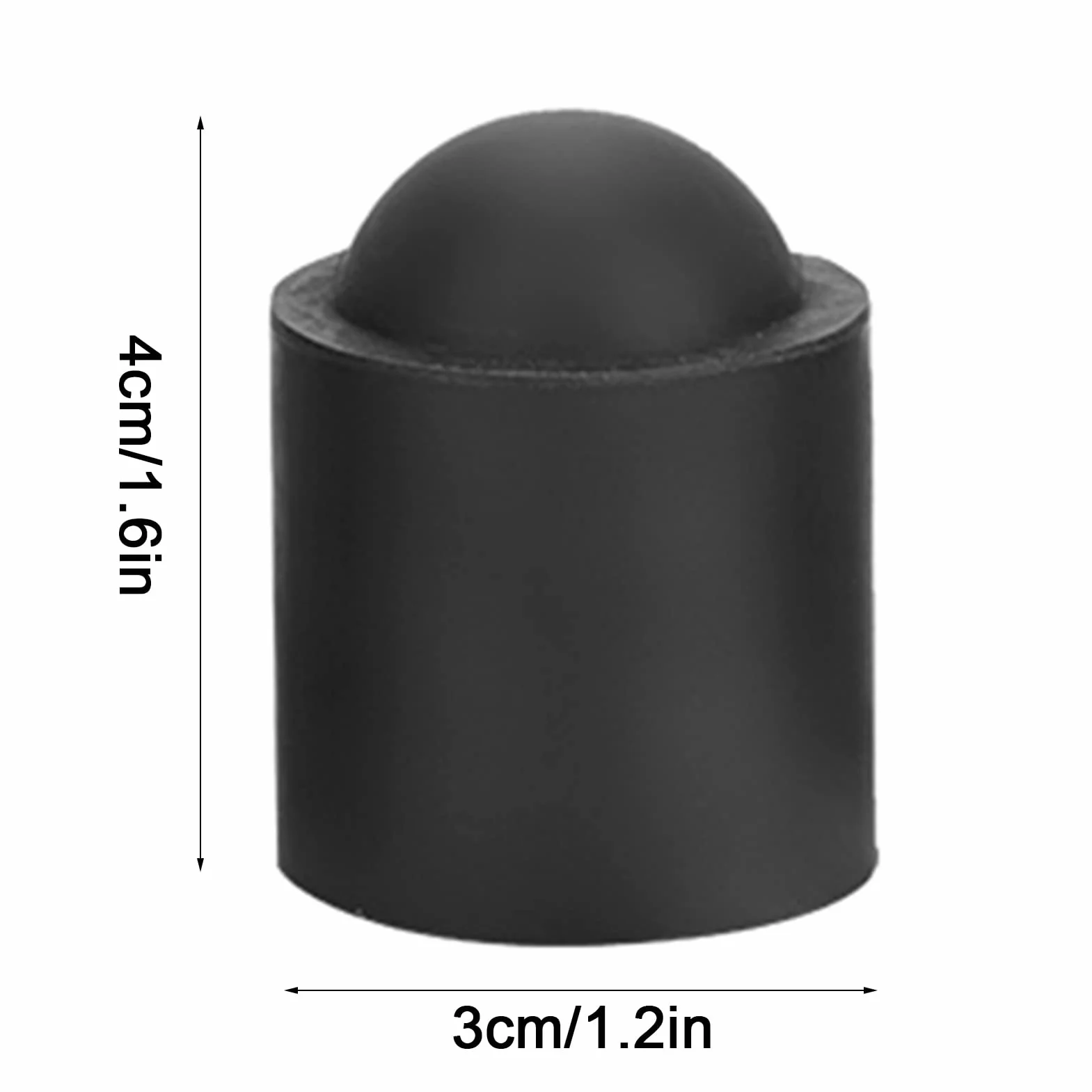 OUKENS Cabezal de Taco de Billar, 10 Piezas, Tapa de Goma con Punta de Taco de Billar, Tacos de Billar, Accesorio de Tapa Protectora