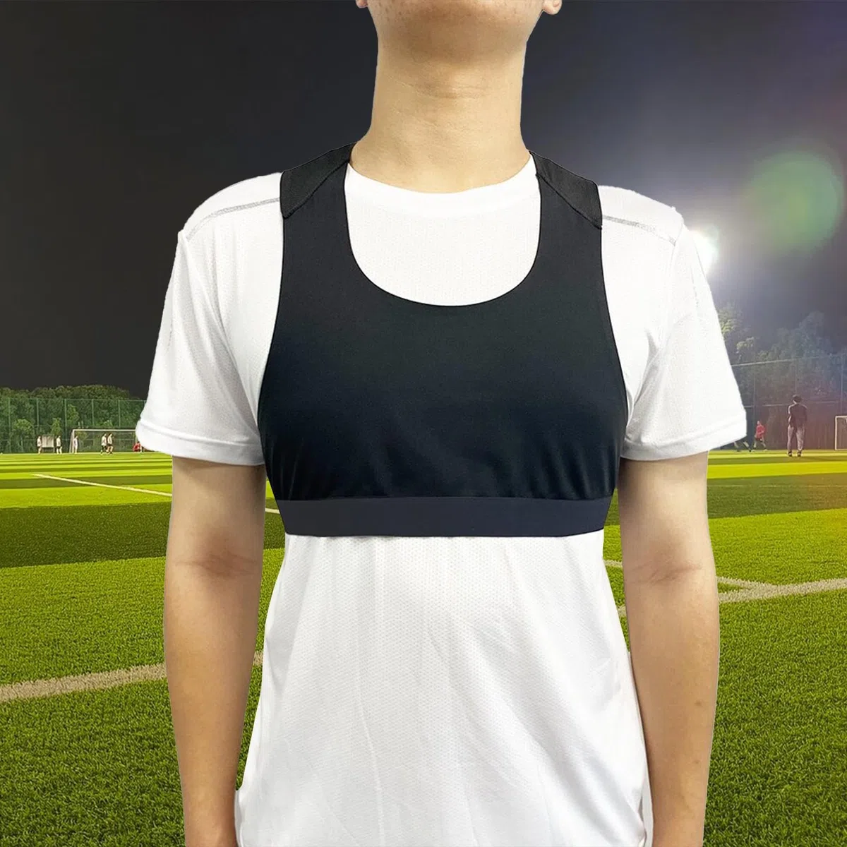 Genérico Chaleco GPS para Fútbol - Bolsillo Seguro para Sensor - Tecnología Ligera y Transpirable para Entrenamiento en Clubes y Canteras - Tela de Secado Rápido (Solo Chaleco)